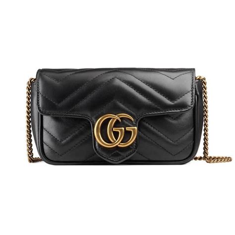 gucci marmont super mini bag black|Gucci Marmont small price.